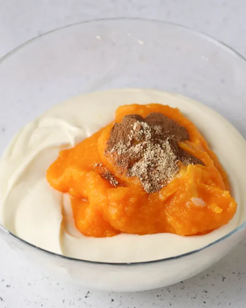 Тыквенный чизкейк на кокосовом молоке.