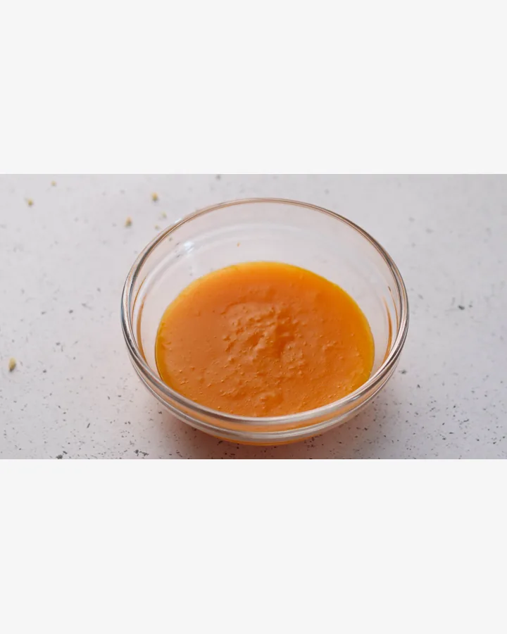 Kürbis-Käsekuchen mit Kokosmilch