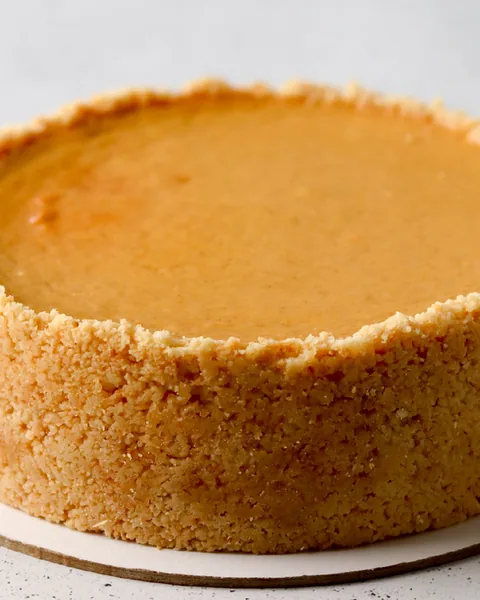 Тыквенный чизкейк на кокосовом молоке.