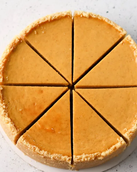 Тыквенный чизкейк на кокосовом молоке.