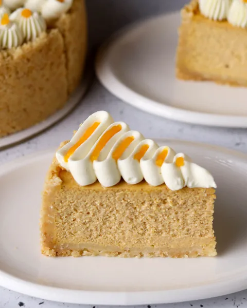 Тыквенный чизкейк на кокосовом молоке.